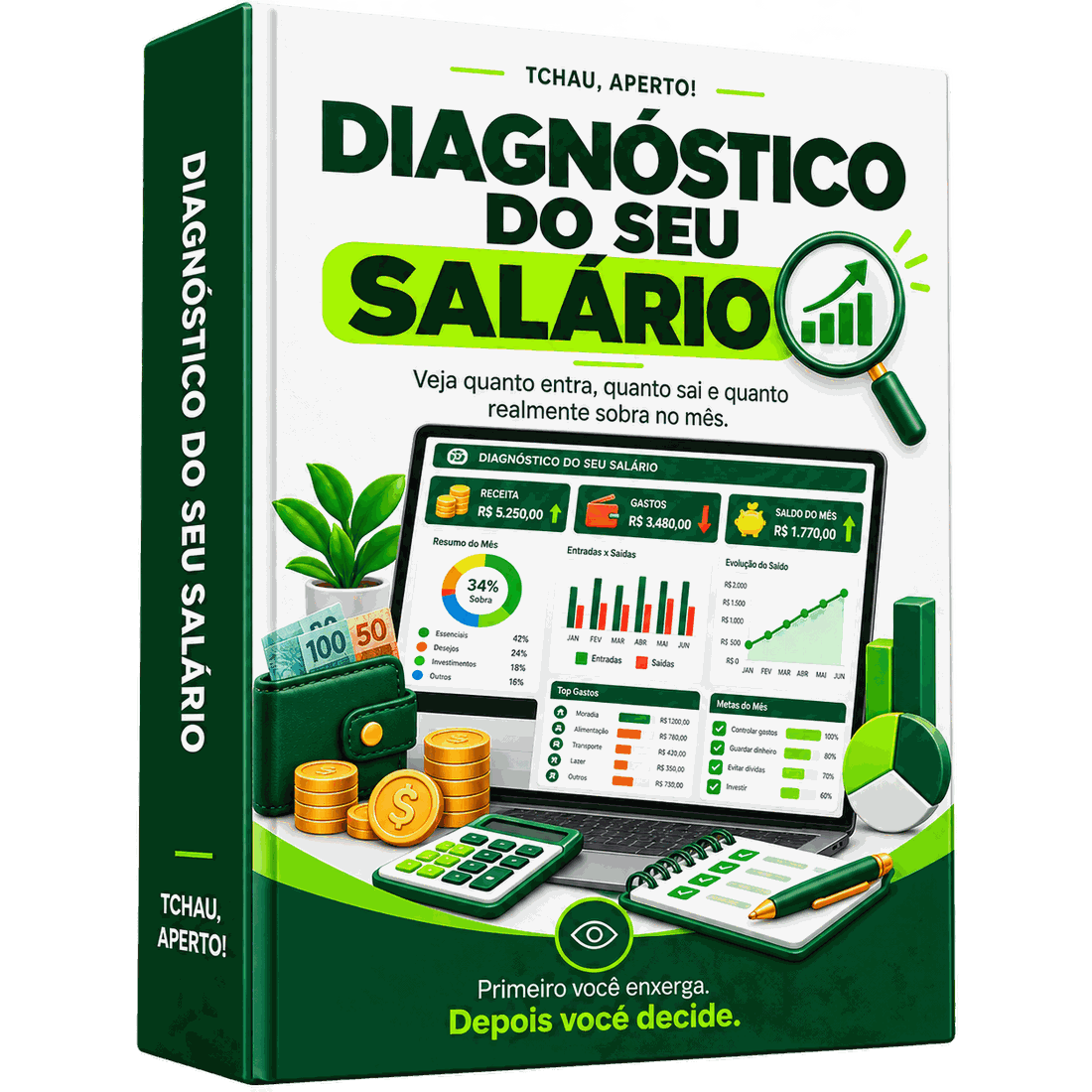 Mockup do módulo Diagnóstico do Seu Salário