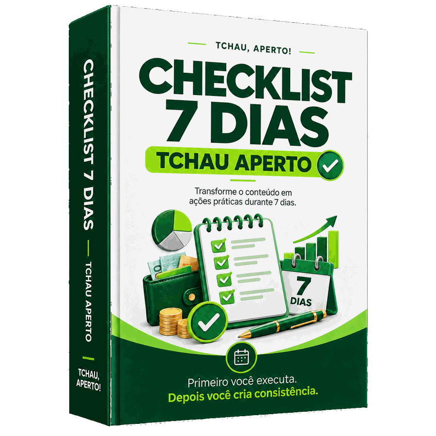 Mockup do Checklist 7 Dias Tchau Aperto