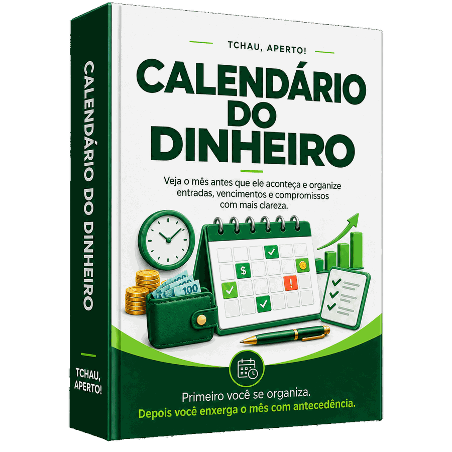 Mockup do Calendário do Dinheiro